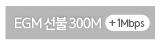 EGM 선불 300M+1Mbps